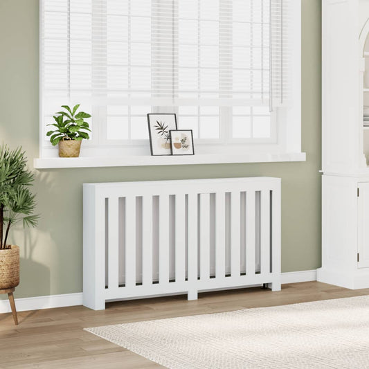 Copertura Termosifone Bianca 149x20x82 cm Legno Multistrato - homemem39