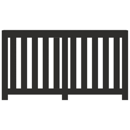 Copertura Termosifone Nera 149x20x82 cm Legno Multistrato - homemem39