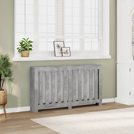 Copertura Termosifone Grigio Cemento 149x20x82cm in Multistrato - homemem39