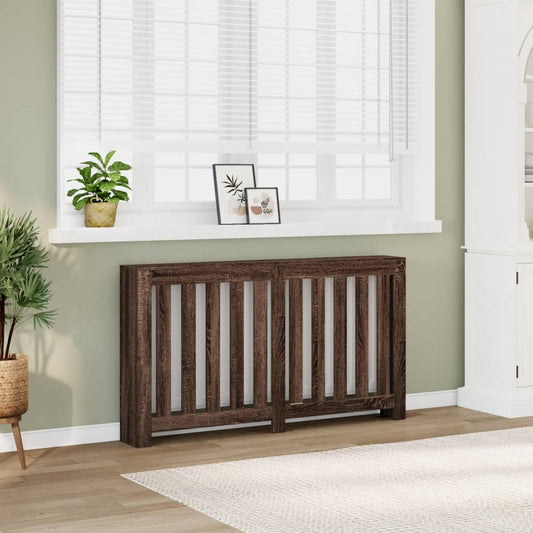 Copertura Termosifone Rovere Marrone 149x20x82cm in Multistrato - homemem39