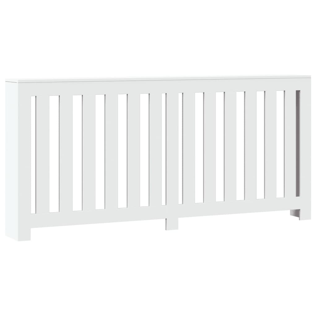 Copertura Termosifone Bianca 175x20x82 cm in Legno Multistrato - homemem39
