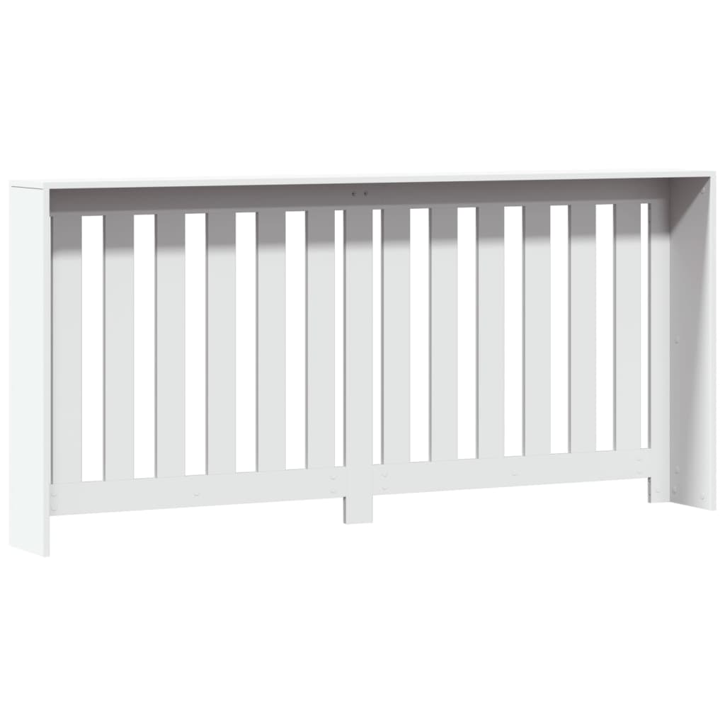 Copertura Termosifone Bianca 175x20x82 cm in Legno Multistrato - homemem39