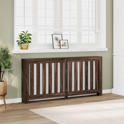 Copertura Termosifone Rovere Marrone 175x20x82cm in Multistrato - homemem39