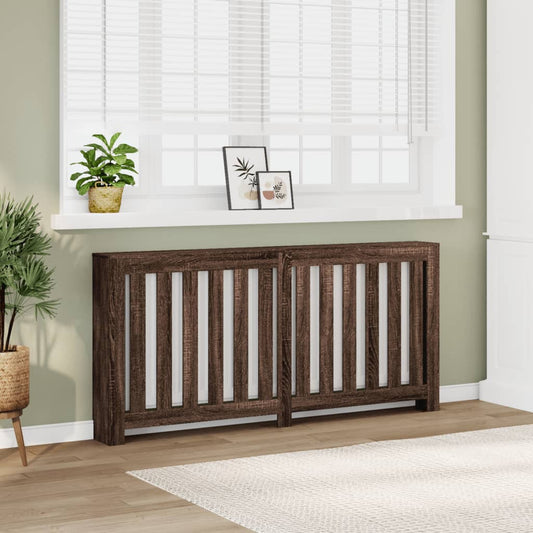 Copertura Termosifone Rovere Marrone 175x20x82cm in Multistrato - homemem39