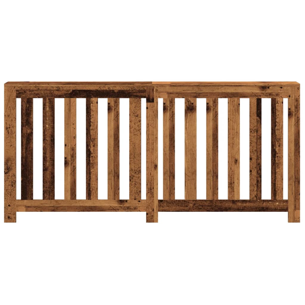 Copertura Termosifone Legno Antico 175x20x82 cm in Multistrato - homemem39