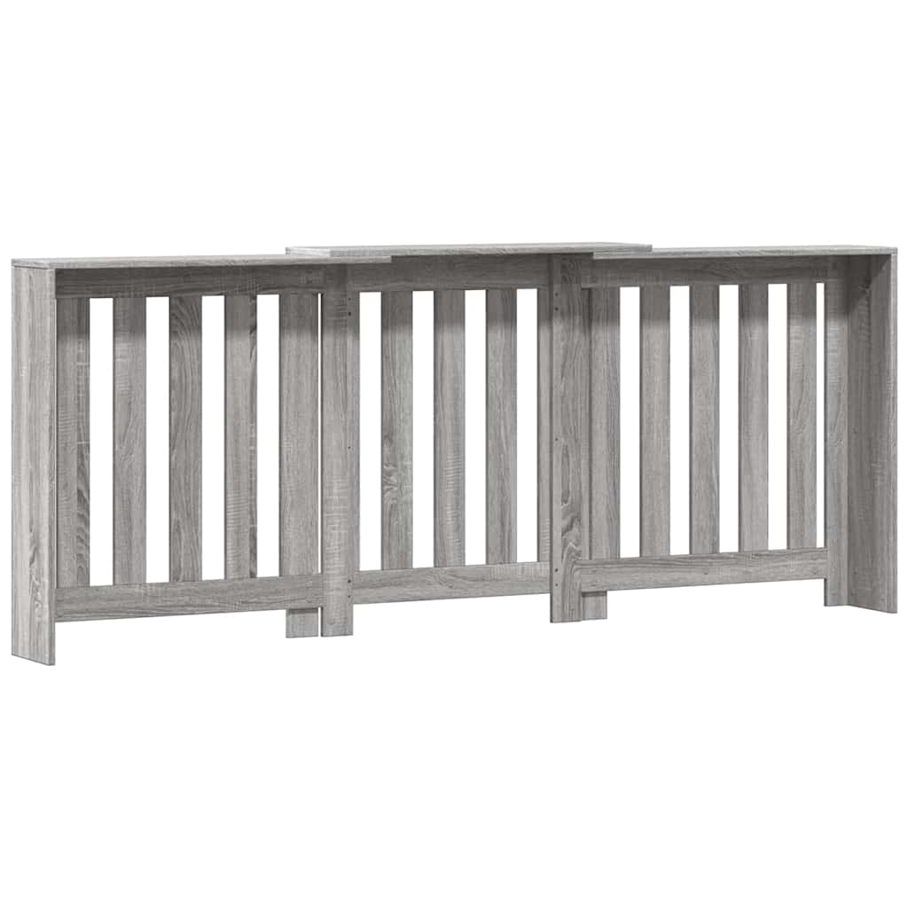 Copertura Termosifone Grigio Sonoma 205x21,5x83,5cm Multistrato - homemem39