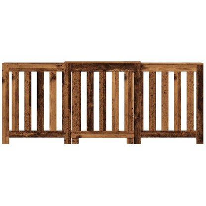Copertura Termosifone Legno Antico 205x21,5x83,5 cm Multistrato - homemem39