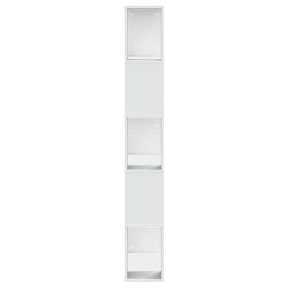 Libreria 5 Ripiani Bianca 80,5x23,5x162,5cm Legno Multistrato | homemem39