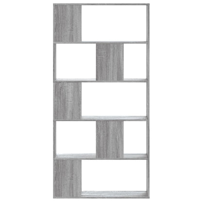 Libreria 5 Ripiani Grigio Sonoma 80,5x23,5x162,5cm Multistrato | homemem39