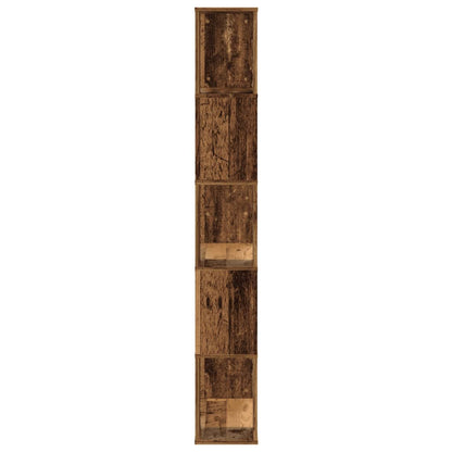 Libreria 5 Ripiani Legno Vecchio 80,5x23,5x162,5cm Multistrato | homemem39