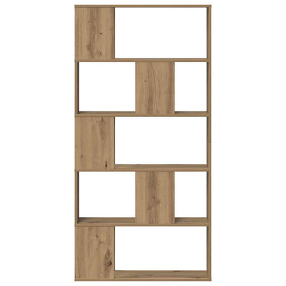 Libreria 5 Piani Rovere Artigianale 80,5x23,5x162,5 Multistrato | homemem39