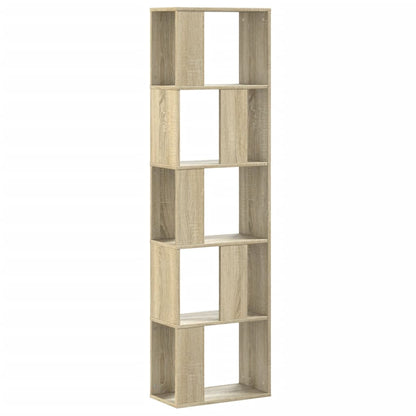 Libreria 5 Ripiani Rovere Sonoma 45x23,5x162,5cm Multistrato | homemem39