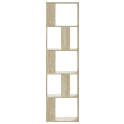 Libreria 5 Ripiani Rovere Sonoma 45x23,5x162,5cm Multistrato | homemem39