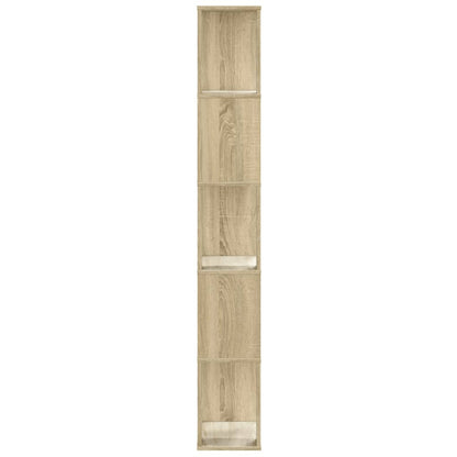 Libreria 5 Ripiani Rovere Sonoma 45x23,5x162,5cm Multistrato | homemem39