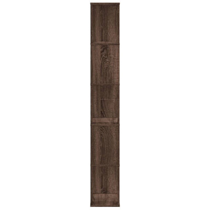 Libreria 5 Ripiani Rovere Marrone 45x23,5x162,5cm Multistrato | homemem39