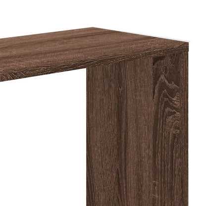 Libreria 5 Ripiani Rovere Marrone 45x23,5x162,5cm Multistrato | homemem39