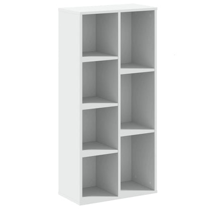 Libreria Bianca 50x25x105 cm in Legno Multistrato | homemem39