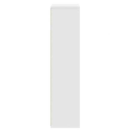 Libreria Bianca 50x25x105 cm in Legno Multistrato | homemem39