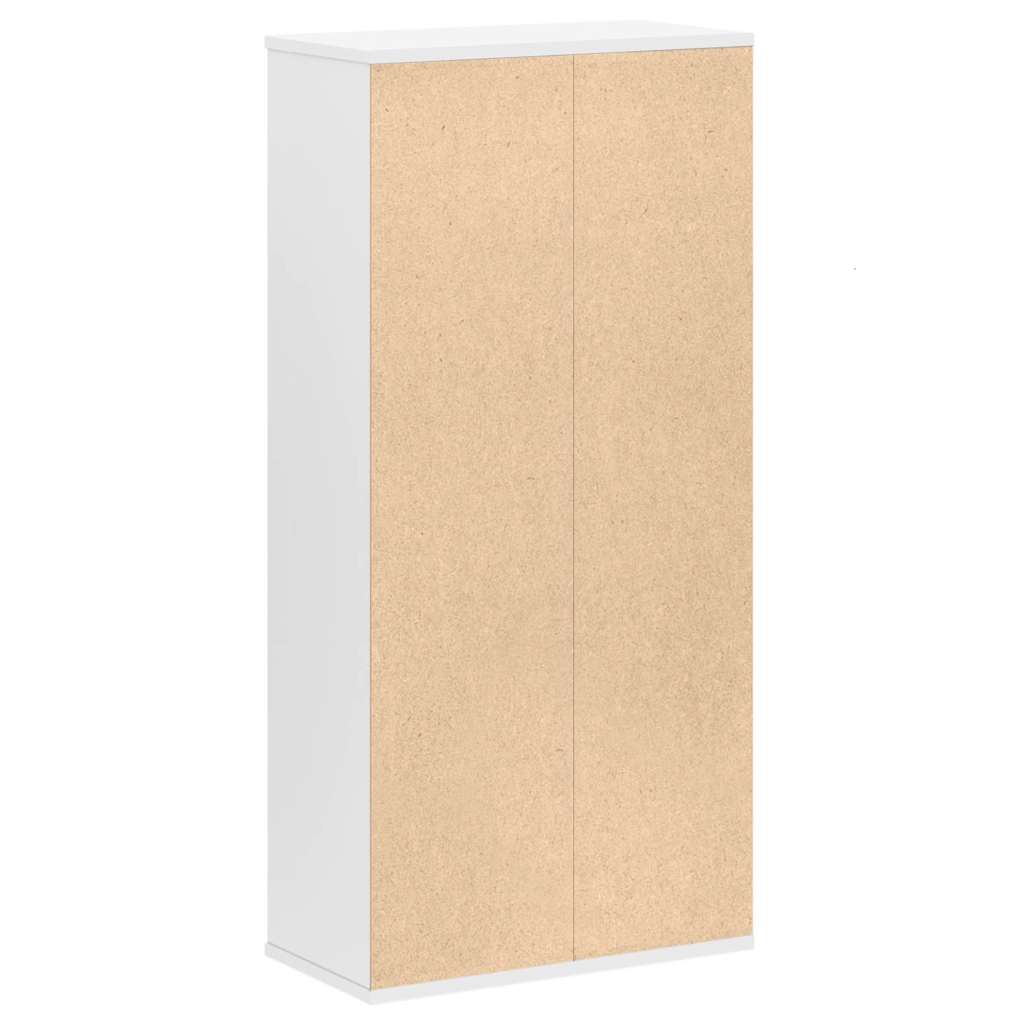 Libreria Bianca 50x25x105 cm in Legno Multistrato | homemem39