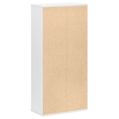 Libreria Bianca 50x25x105 cm in Legno Multistrato | homemem39