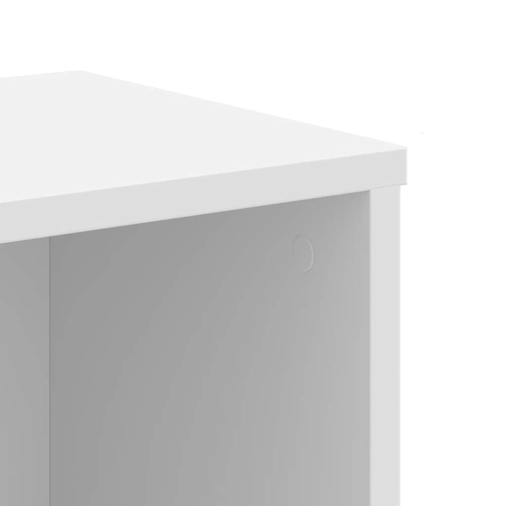 Libreria Bianca 50x25x105 cm in Legno Multistrato | homemem39