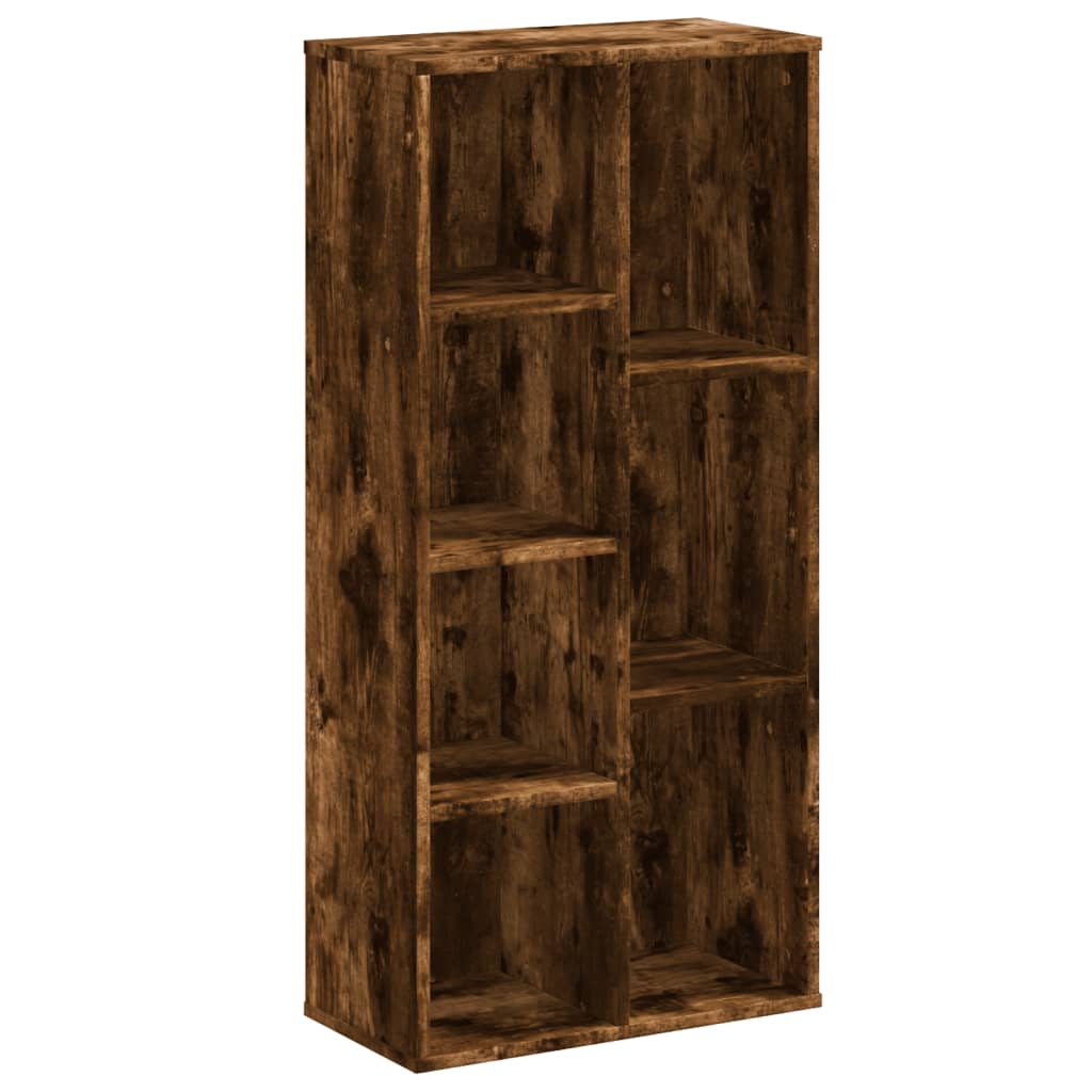 Libreria Rovere Fumo 50x25x105 cm in Legno Multistrato | homemem39