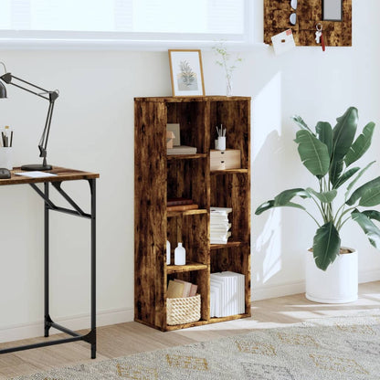 Libreria Rovere Fumo 50x25x105 cm in Legno Multistrato | homemem39