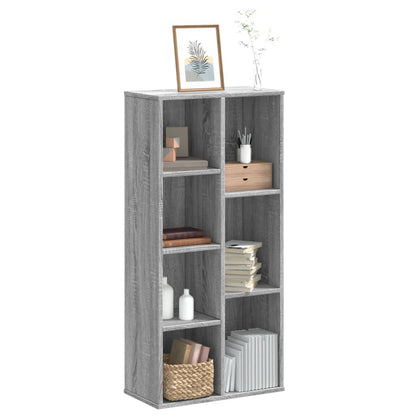 Libreria Grigio Sonoma 50x25x105 cm in Legno Multistrato | homemem39
