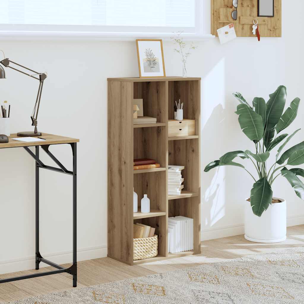 Libreria Rovere Artigianale 50x25x105 cm in Legno Multistrato