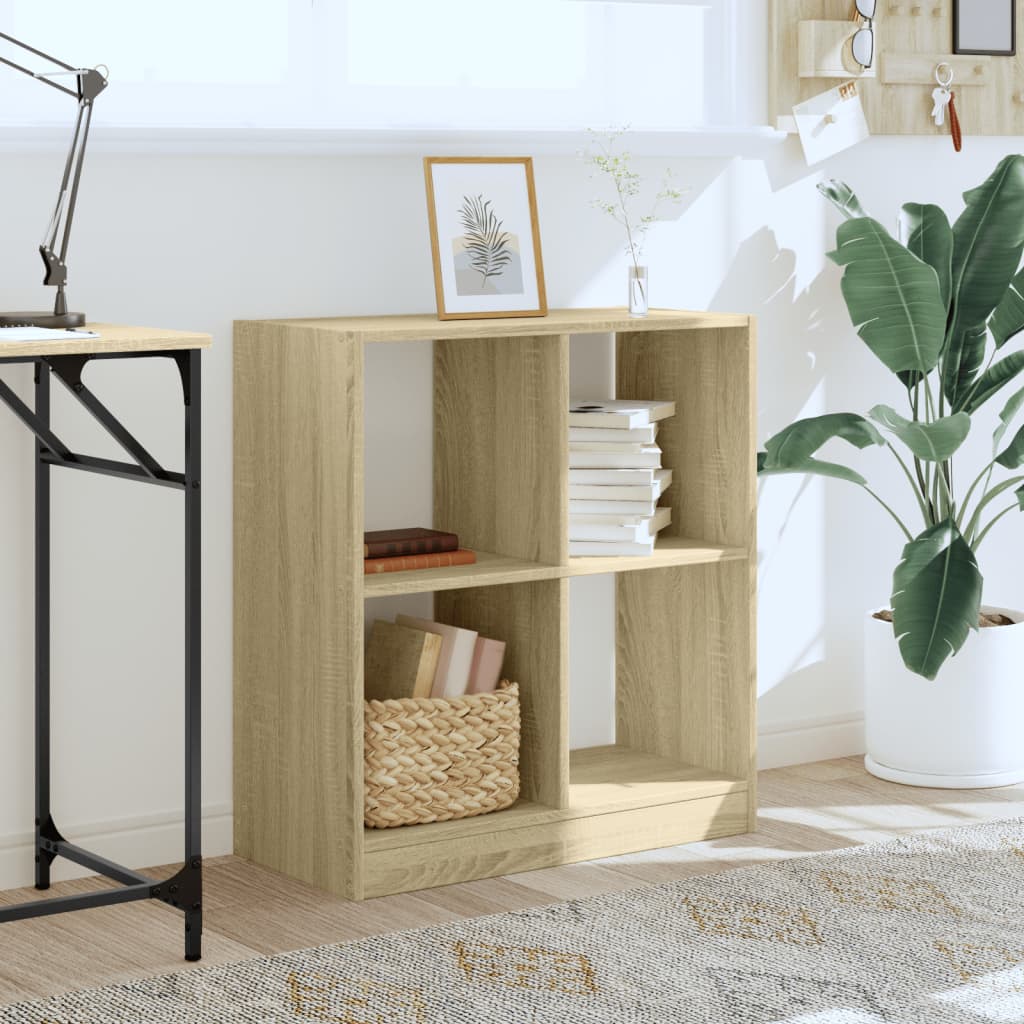 Libreria Rovere Sonoma 68,5x32x75 cm in Legno Multistrato | homemem39