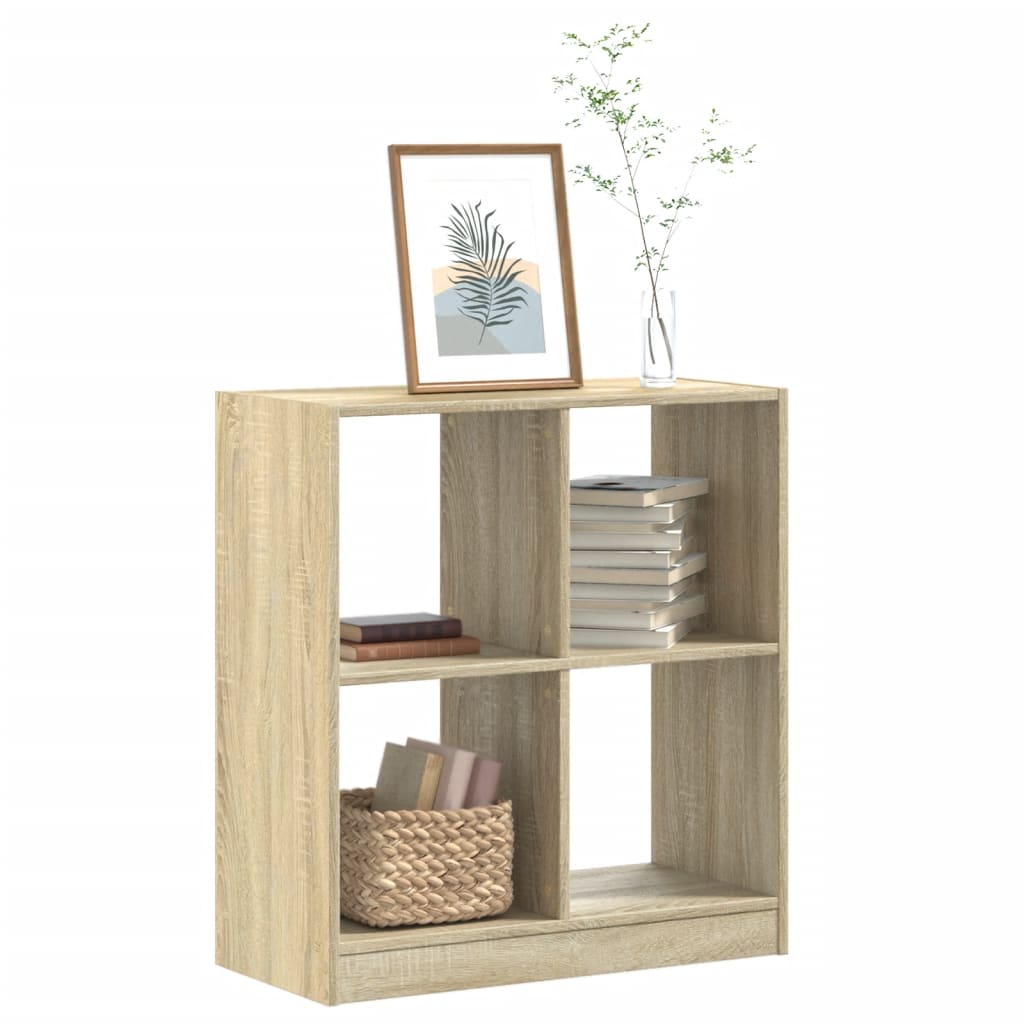 Libreria Rovere Sonoma 68,5x32x75 cm in Legno Multistrato | homemem39