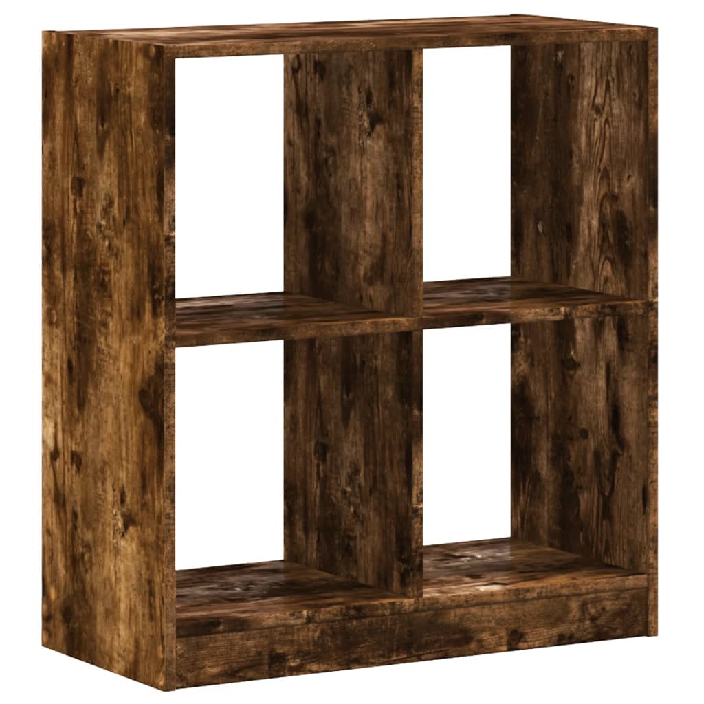 Libreria Rovere Fumo 68,5x32x75 cm in Legno Multistrato | homemem39