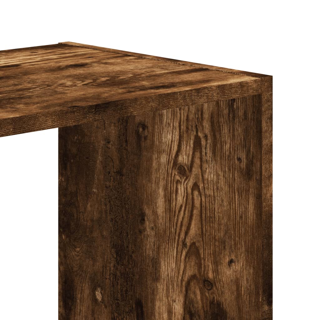 Libreria Rovere Fumo 68,5x32x75 cm in Legno Multistrato | homemem39