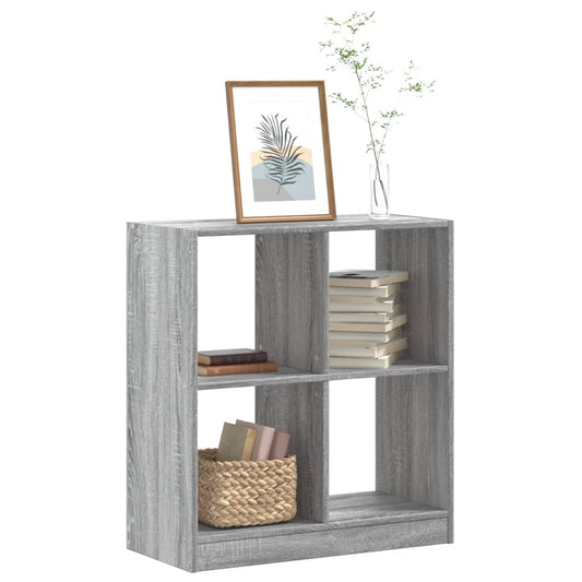 Libreria Grigio Sonoma 68,5x32x75 cm in Legno Multistrato | homemem39