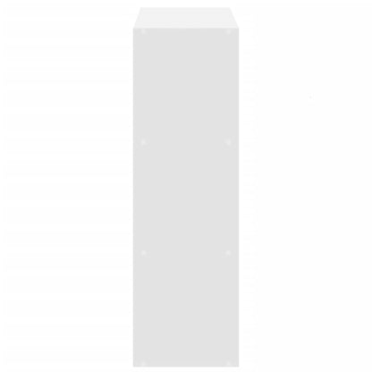 Libreria Bianca 102x32x102 cm in Legno Multistrato