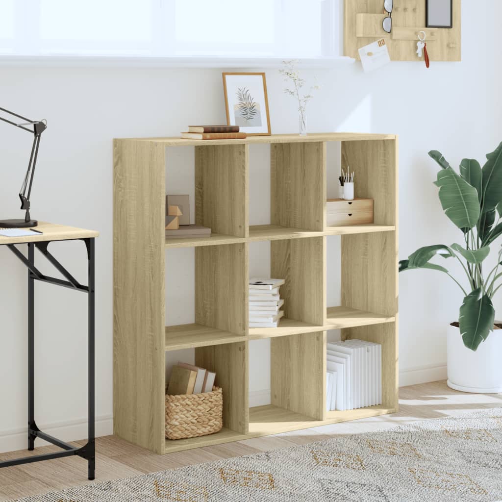 Libreria Rovere Sonoma 102x32x102 cm in Legno Multistrato | homemem39