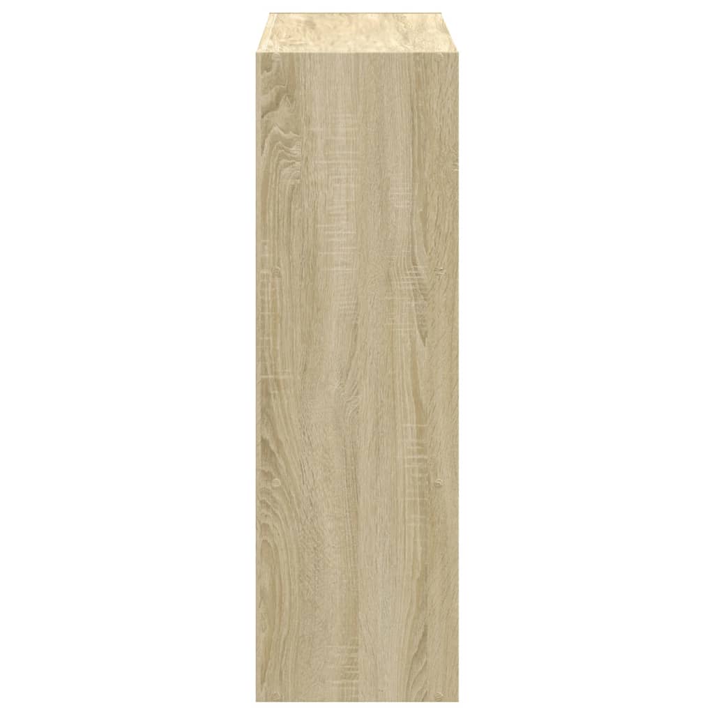 Libreria Rovere Sonoma 102x32x102 cm in Legno Multistrato | homemem39