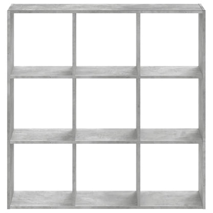 Libreria Grigio Cemento 102x32x102 cm in Legno Multistrato | homemem39