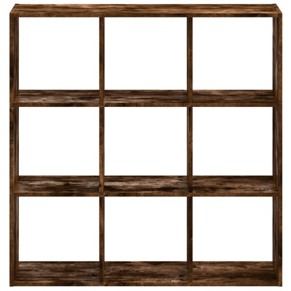 Libreria Rovere Fumo 102x32x102 cm in Legno Multistrato | homemem39
