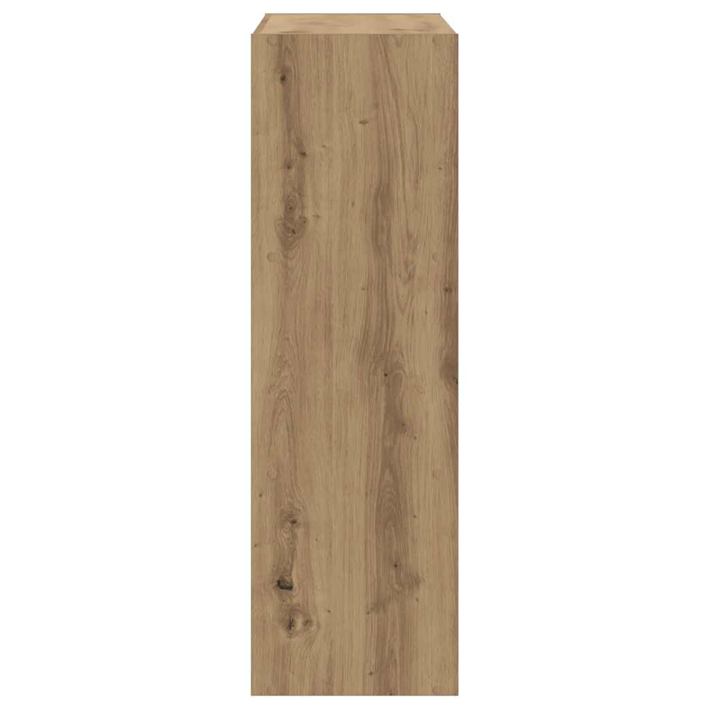 Libreria Rovere Artigianale 102x32x102 cm in Legno Multistrato