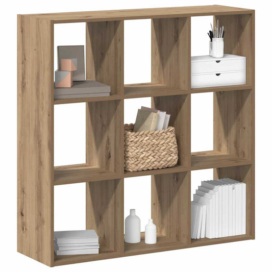 Libreria Rovere Artigianale 102x32x102 cm in Legno Multistrato