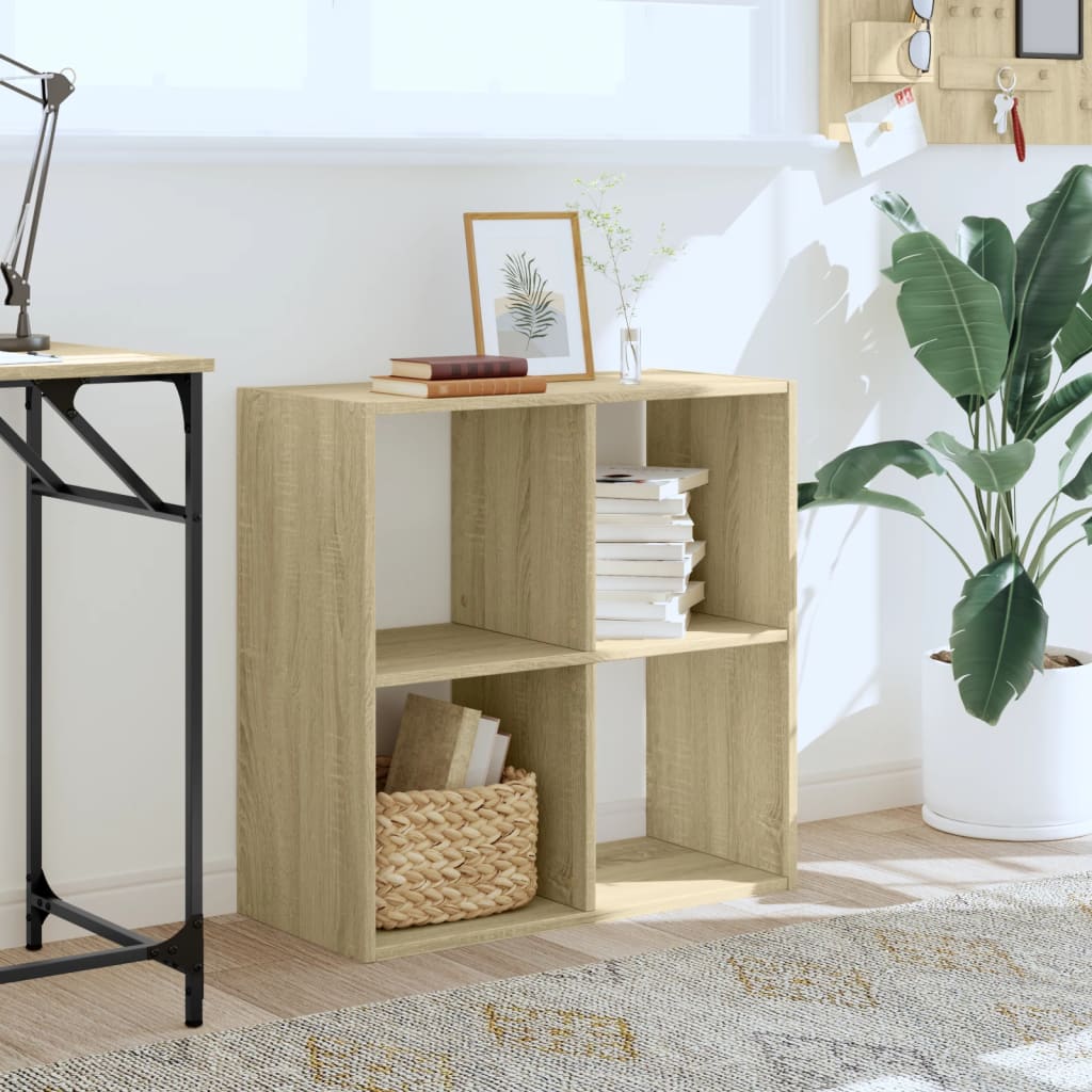 Libreria Rovere Sonoma 68,5x32x68,5 cm in Legno Multistrato | homemem39