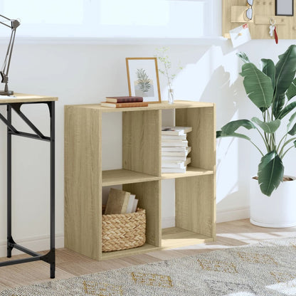 Libreria Rovere Sonoma 68,5x32x68,5 cm in Legno Multistrato | homemem39