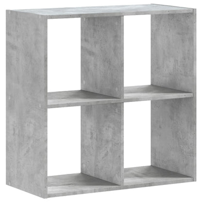 Libreria Grigio Cemento 68,5x32x68,5 cm in Legno Multistrato | homemem39