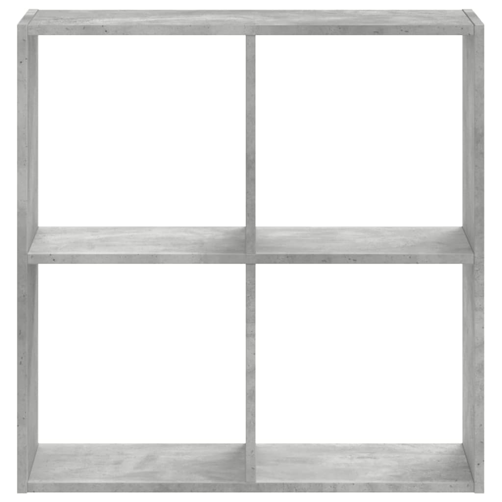 Libreria Grigio Cemento 68,5x32x68,5 cm in Legno Multistrato | homemem39