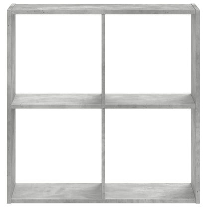 Libreria Grigio Cemento 68,5x32x68,5 cm in Legno Multistrato | homemem39