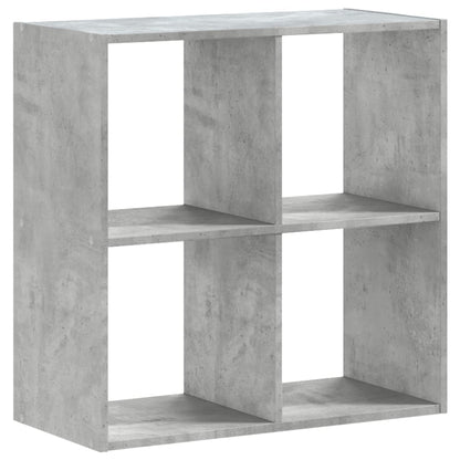 Libreria Grigio Cemento 68,5x32x68,5 cm in Legno Multistrato | homemem39