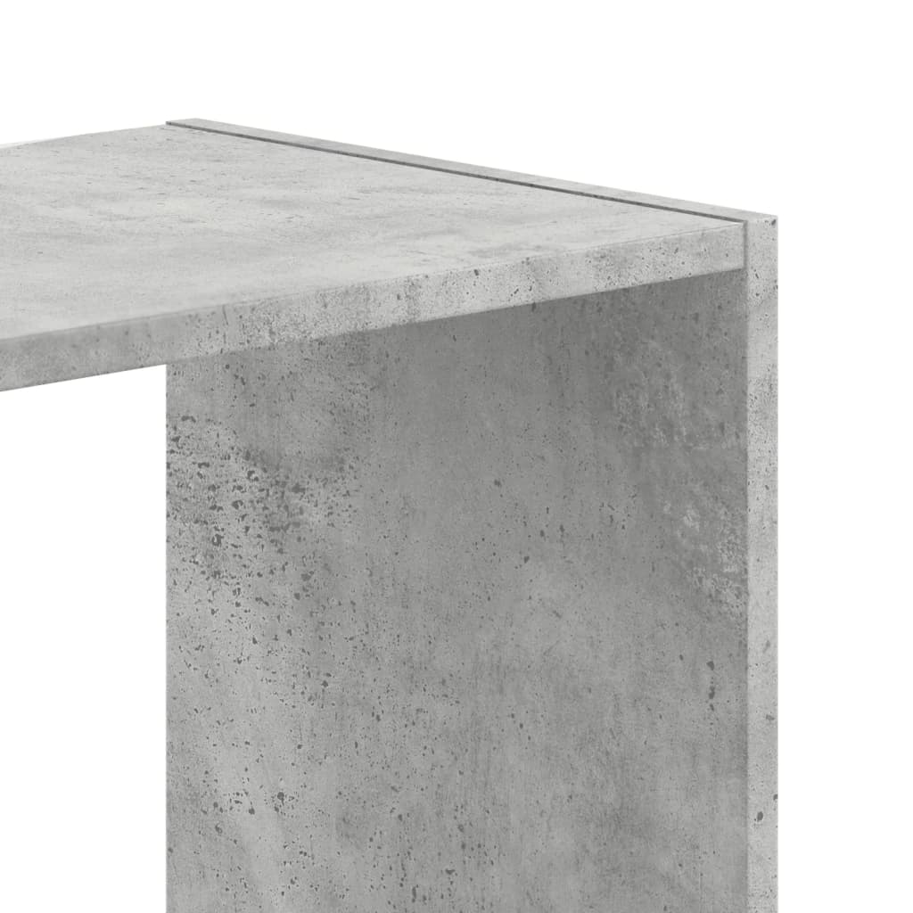 Libreria Grigio Cemento 68,5x32x68,5 cm in Legno Multistrato | homemem39