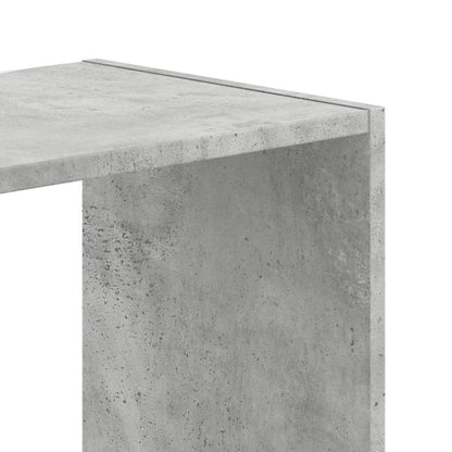 Libreria Grigio Cemento 68,5x32x68,5 cm in Legno Multistrato | homemem39