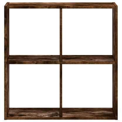 Libreria Rovere Fumo 68,5x32x68,5 cm in Legno Multistrato | homemem39